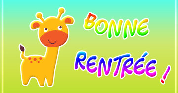 Aperçu de la carte : Bonne rentrée !