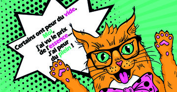 Aperçu de la carte : « Certains ont peur du vide... j'ai vu le prix de l'essence... »