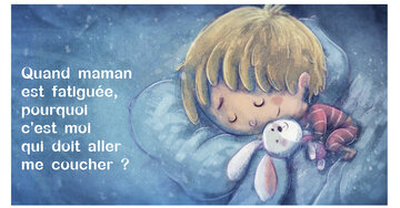 Aperçu de la carte : « Quand maman est fatiguée, pourquoi c'est moi... »