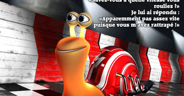 Aperçu de la carte : « "Apparemment pas assez vite puisque vous m'avez rattrapé !" ... »