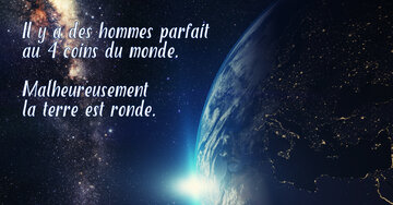 Aperçu de la carte : « Il y a des hommes parfait au 4 coins du monde... »