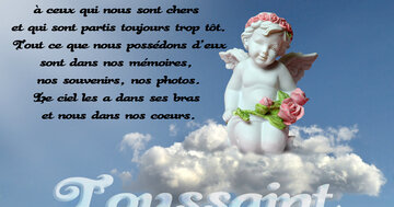 Aperçu de la carte : « Nous pensons en silence à ceux qui sont partis trop tôt, ils restent dans nos cœurs... »