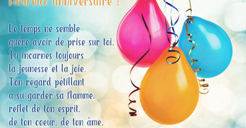 Aperçu de la carte : « Le temps ne semble guère avoir de prise sur toi, tu incarnes toujours la jeunesse... »