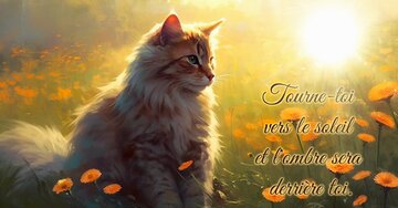 Aperçu de la carte : Tourne-toi vers le soleil et l'ombre sera derrière toi.