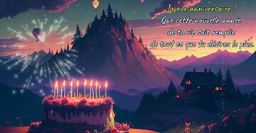 Aperçu de la carte : « Que cette nouvelle année soit remplie de ce que tu désires... »