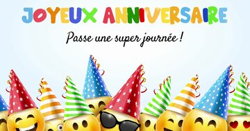 Aperçu de la carte : Joyeux anniversaire passe une bonne journée !