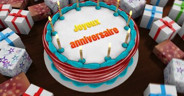 Aperçu de la carte : Joyeux anniversaire
