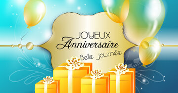 Aperçu de la carte : Joyeux anniversaire et belle journée