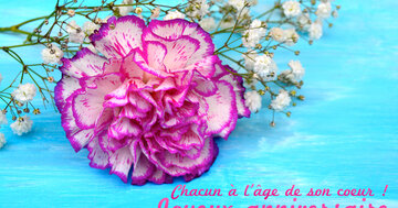 Aperçu de la carte : Chacun à l'âge de son coeur ! Joyeux anniversaire