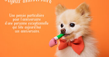 Aperçu de la carte : « Une pensée particulière pour l'anniversaire d'une personne exceptionnelle... »