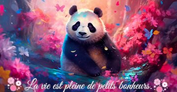 Aperçu de la carte : La vie est pleine de petits bonheurs.