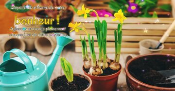 Aperçu de la carte : « Soyons les artisans de notre bonheur ! Agissons et vivons... »