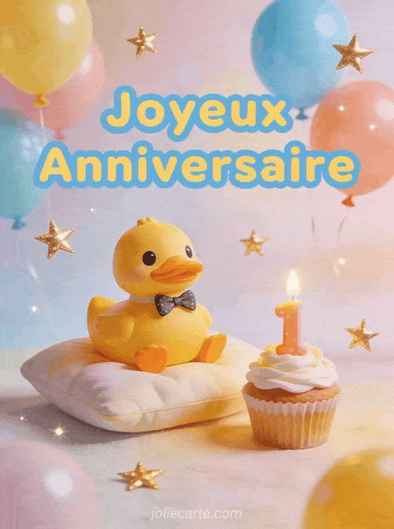 Joyeux anniversaire 1 ans - Image