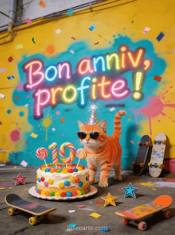 Joyeux anniversaire 10 ans - Message