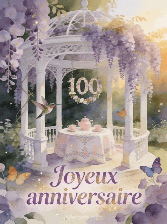 Joyeux anniversaire 100 ans - Femme