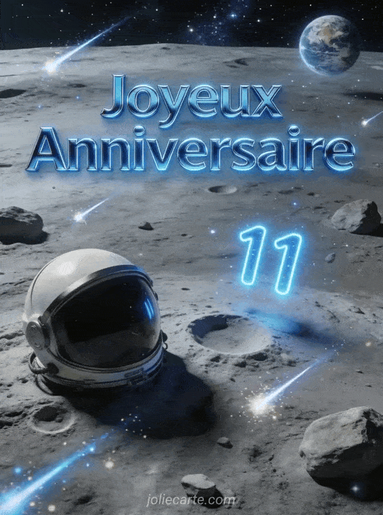 Joyeux anniversaire 11 ans - Image garcon