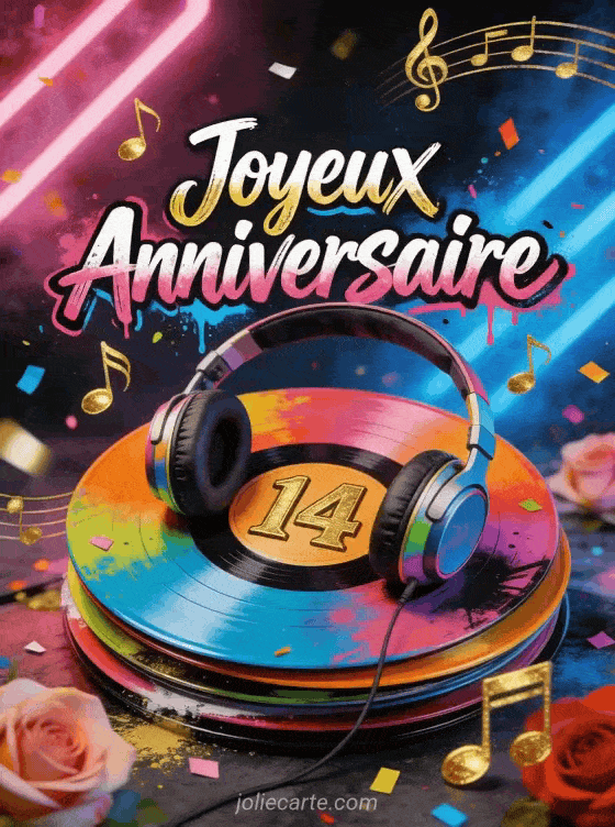 Joyeux anniversaire 14 ans - Adolescent