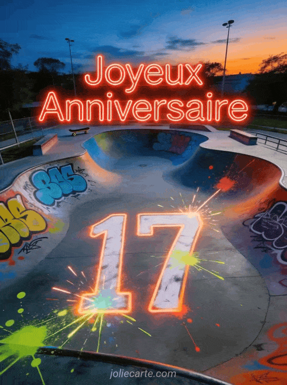 Joyeux anniversaire 17 ans - Ado