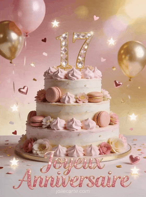 Joyeux anniversaire 17 ans - A ma petite fille