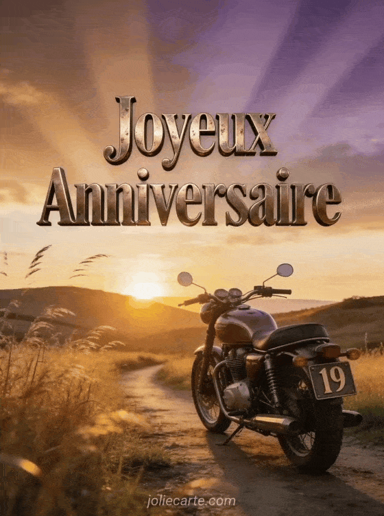 Joyeux anniversaire 19 ans - Garcon