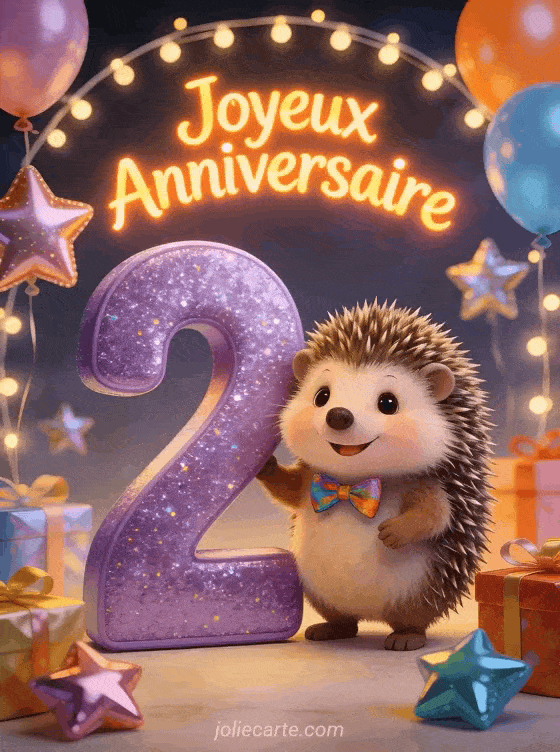 Joyeux anniversaire 2 ans - Enfant