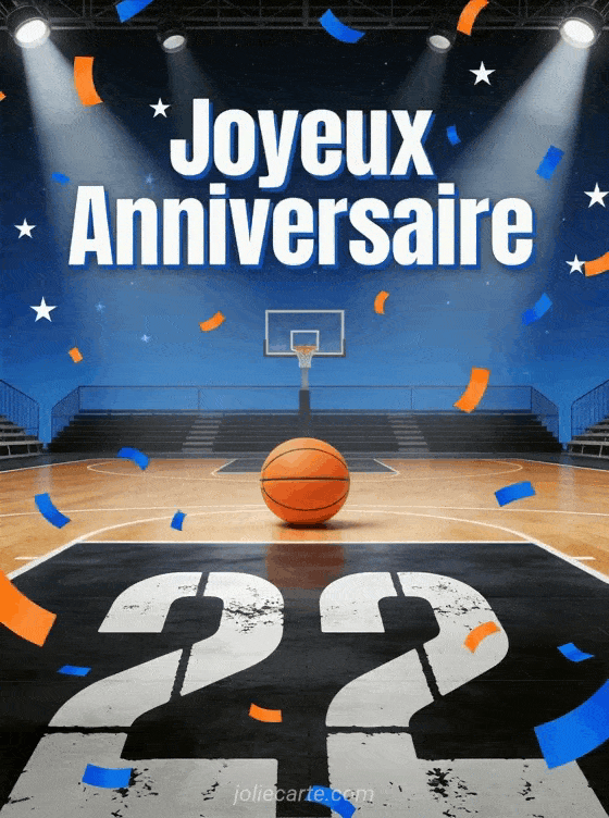 Joyeux anniversaire 22 ans - Homme