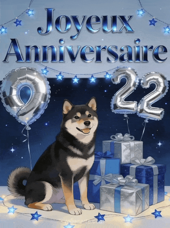 Joyeux anniversaire 22 ans - Mon fils