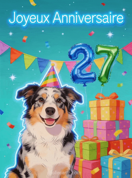 Joyeux anniversaire 27 ans - Mon fils