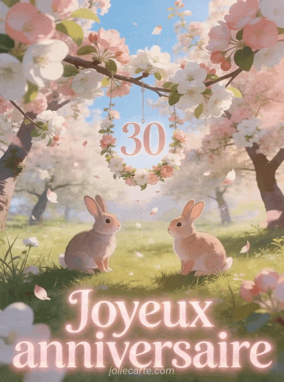 Joyeux anniversaire 30 ans - Ma fille