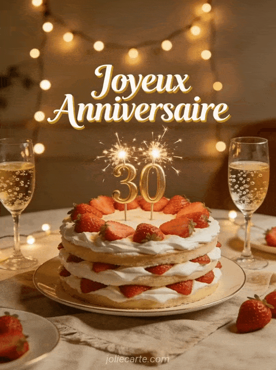Joyeux anniversaire 30 ans - Photo