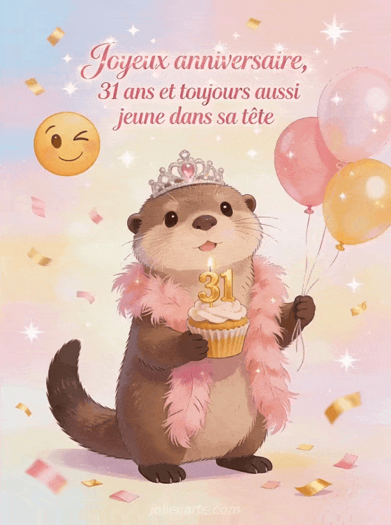 Joyeux anniversaire 31 ans - Femme humour