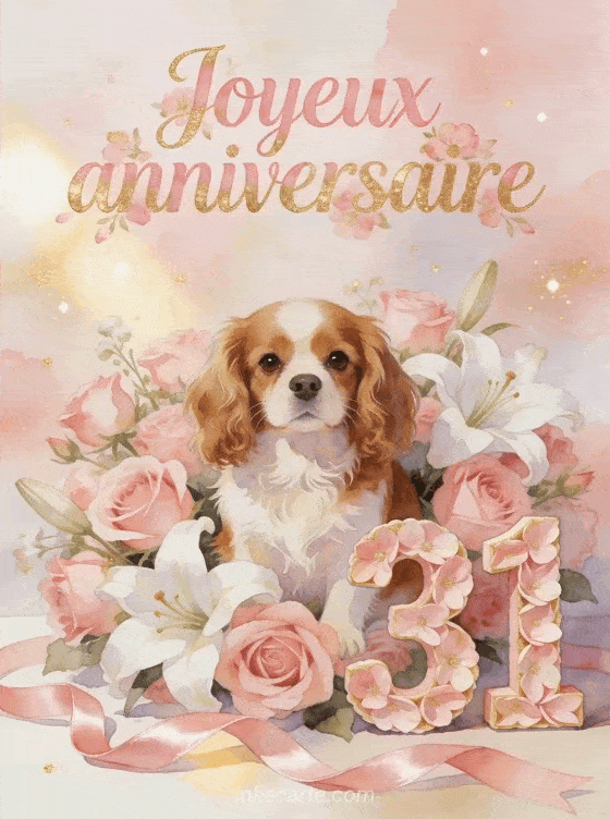 Joyeux anniversaire 31 ans - Ma fille