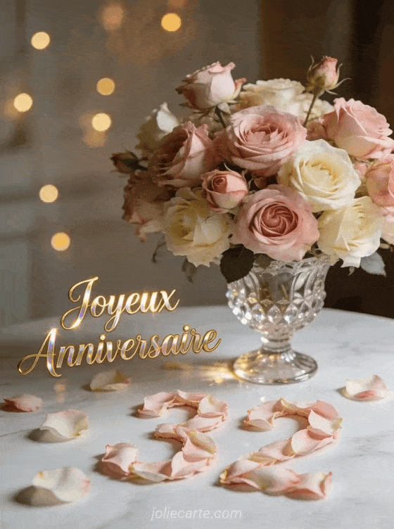 Joyeux anniversaire 32 ans - Femme