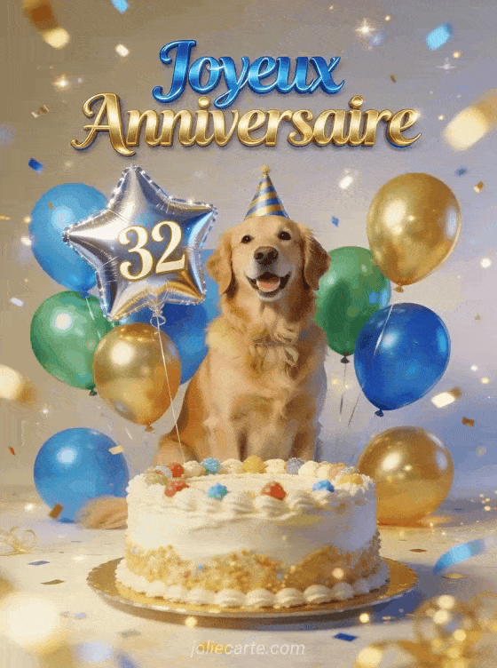 Joyeux anniversaire 32 ans - Mon fils