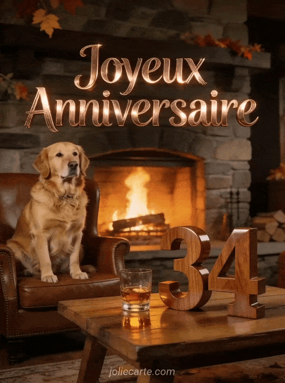 Joyeux anniversaire 34 ans - Homme