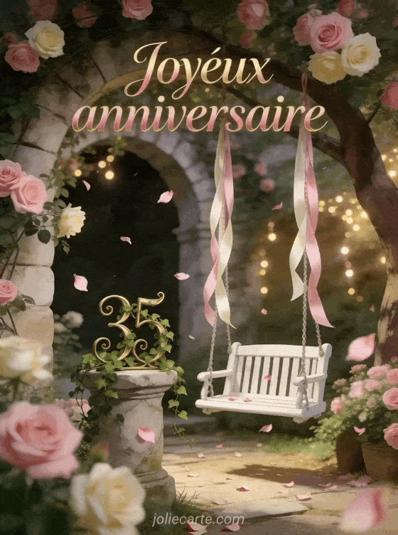 Joyeux anniversaire 35 ans - Femme