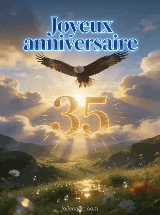 Joyeux anniversaire 35 ans - Homme