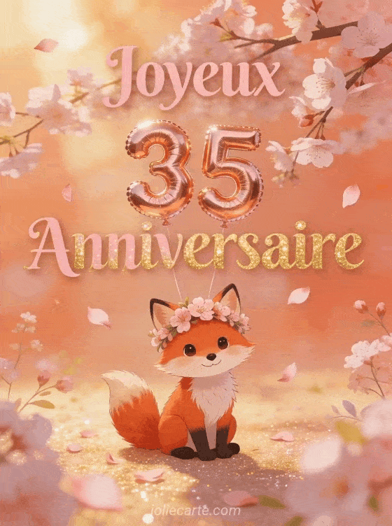 Joyeux anniversaire 35 ans - Ma fille