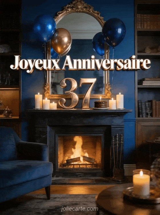 Joyeux anniversaire 37 ans - Homme