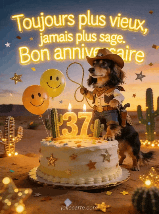 Joyeux anniversaire 37 ans - Humour