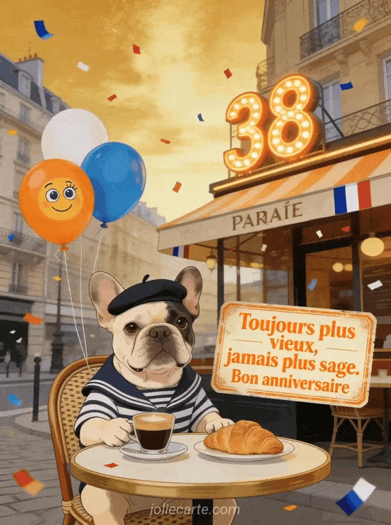 Joyeux anniversaire 38 ans - Humour