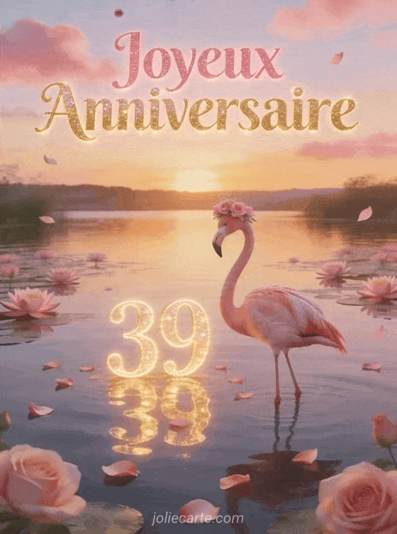 Joyeux anniversaire 39 ans - Femme