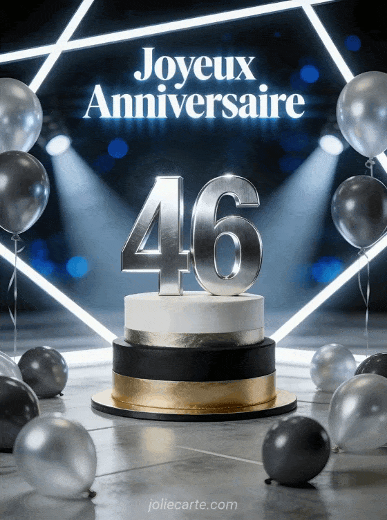 Joyeux anniversaire 46 ans - Homme