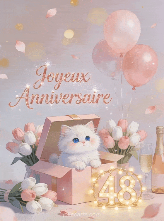 Joyeux anniversaire 48 ans - Femme