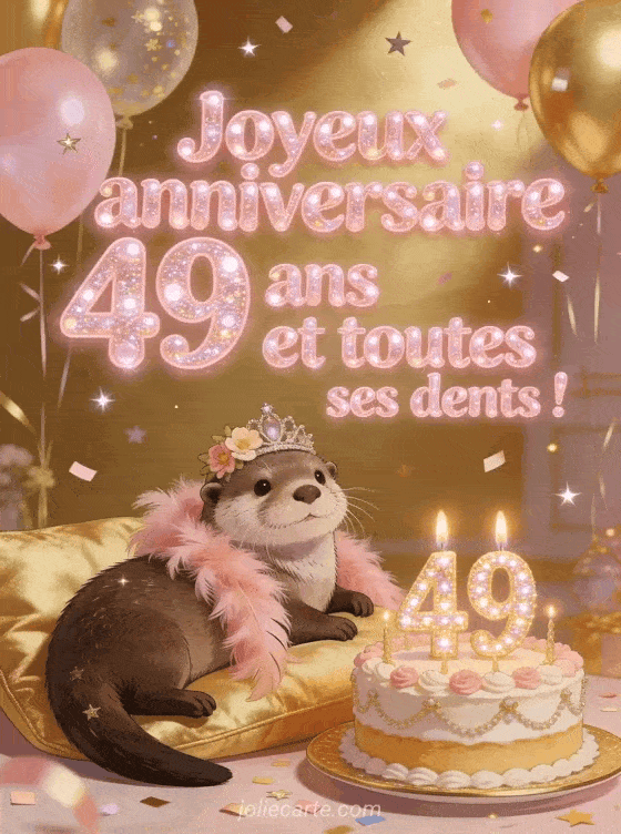 Joyeux anniversaire 49 ans - Femme humour