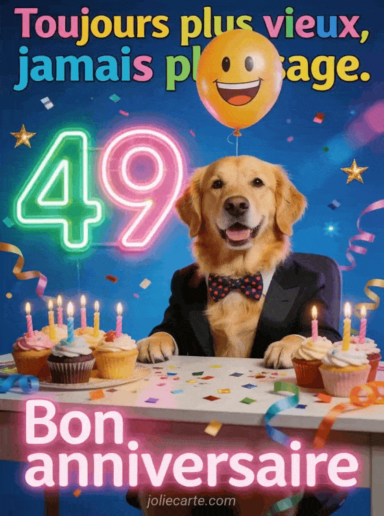 Joyeux anniversaire 49 ans - Humour