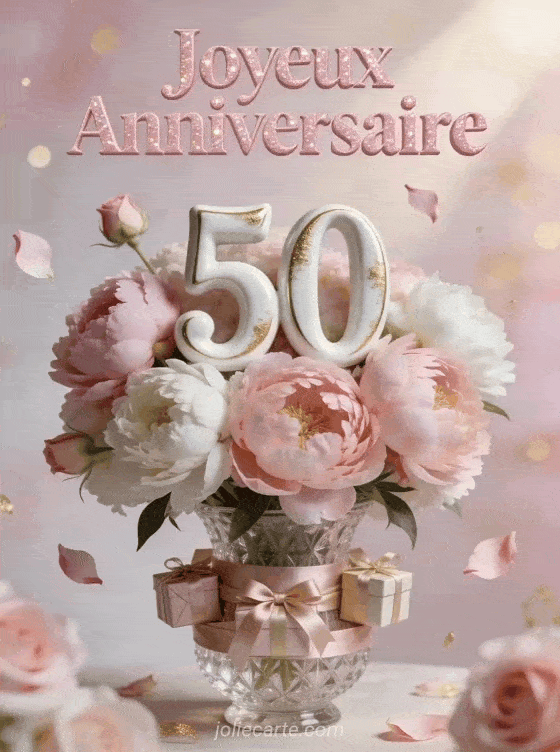 Joyeux anniversaire 50 ans - Femme image
