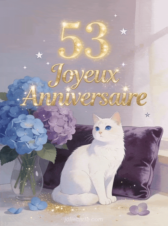 Joyeux anniversaire 53 ans - Femme