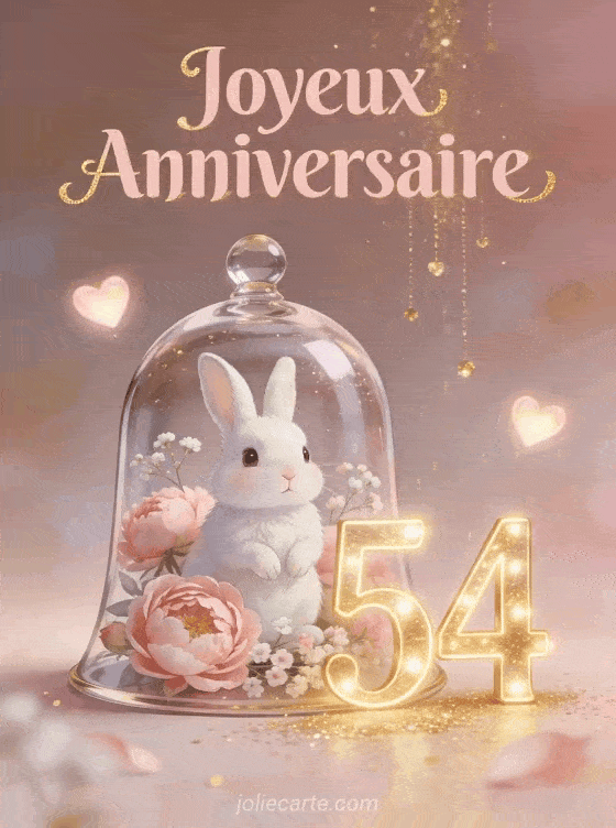 Joyeux anniversaire 54 ans - Femme