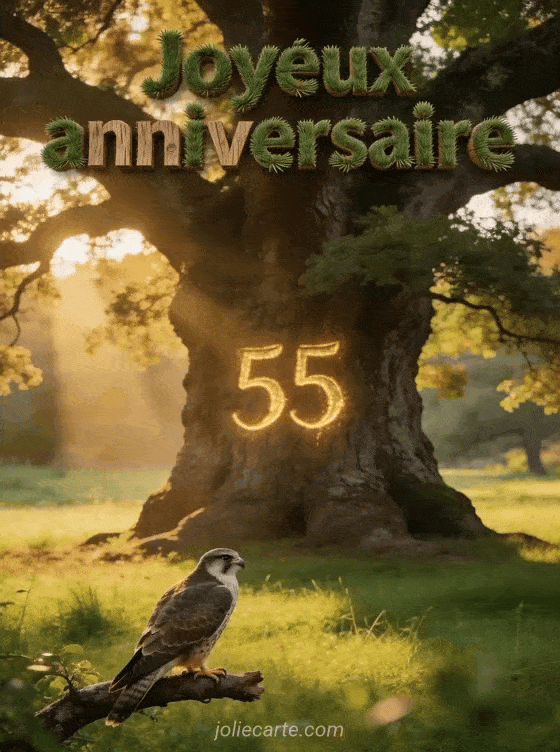 Joyeux anniversaire 55 ans - Homme